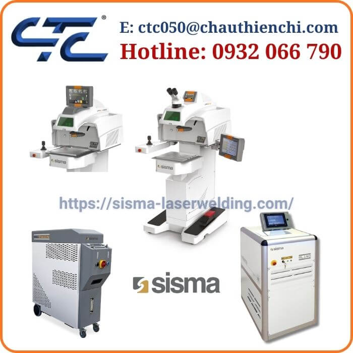 Máy Hàn Laser Trang Sức SISMA Made In Italy Chính Xác Và Cao Cấp